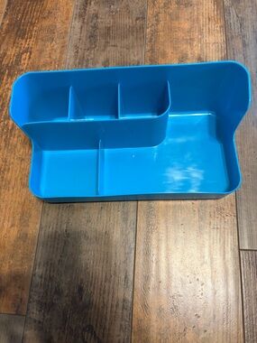 NWOT blue desk or beauty organizer 9.5” x 4.5”